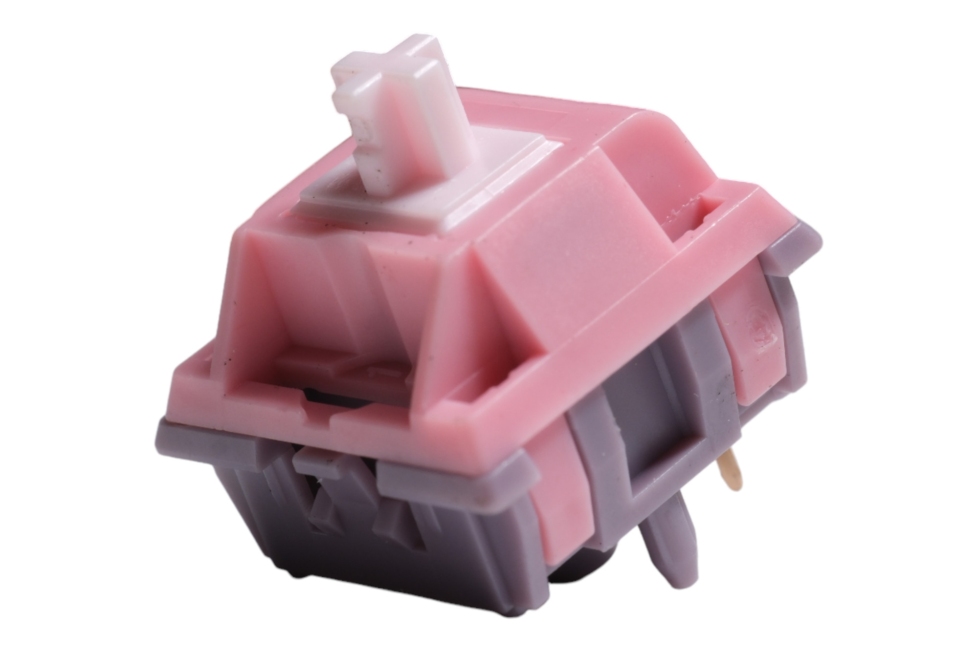 Keygeek Tipsy Red (Blush) Linear Switch · Milktooth